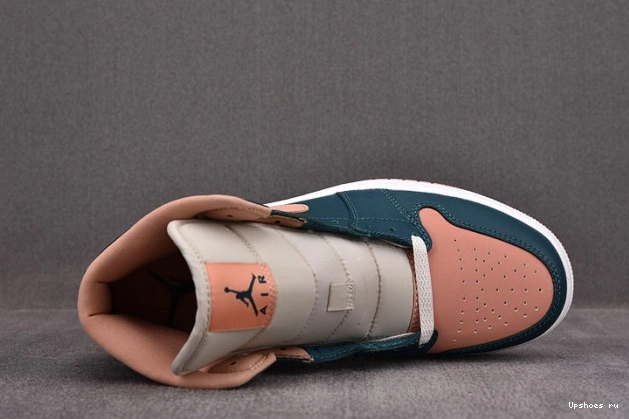 BQ6472-308 Mid  (W) Jordan Teal 1 Green Dark 1231